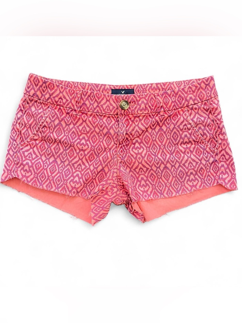 Y2k AEO Tribal Pink Shorts